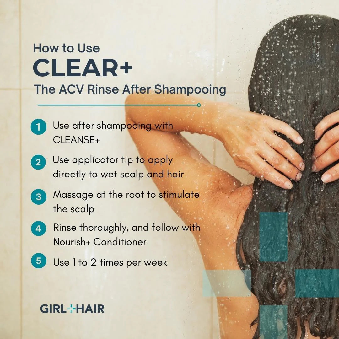 Apple Cider Vinegar Hair and Scalp Rinse | GIRL+HAIR