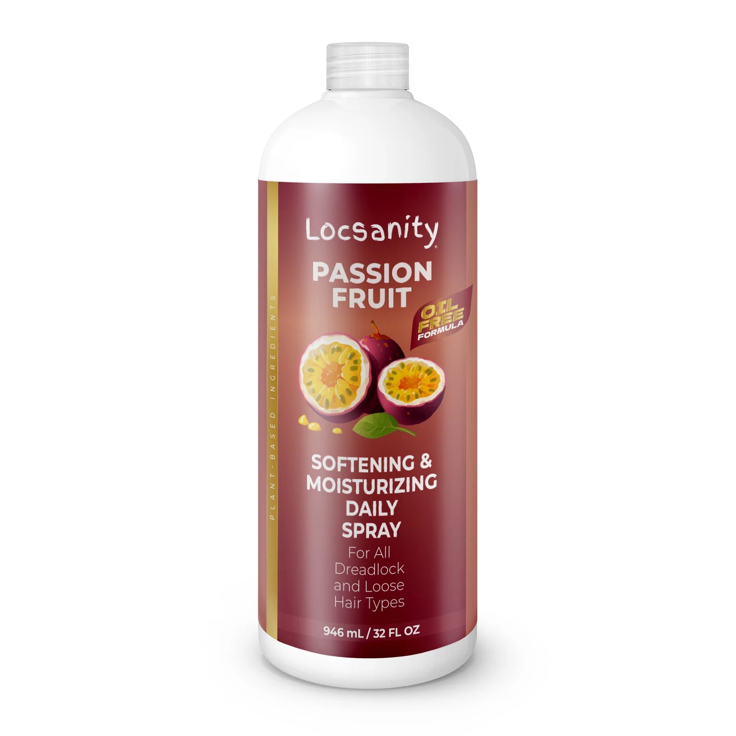 Passion Fruit Softening and Moisturizing Daily Spray for Locs, Dreadlocks, Sisterlock, Microlock, Locs, Oil-Free Hair Scalp Moisturizer