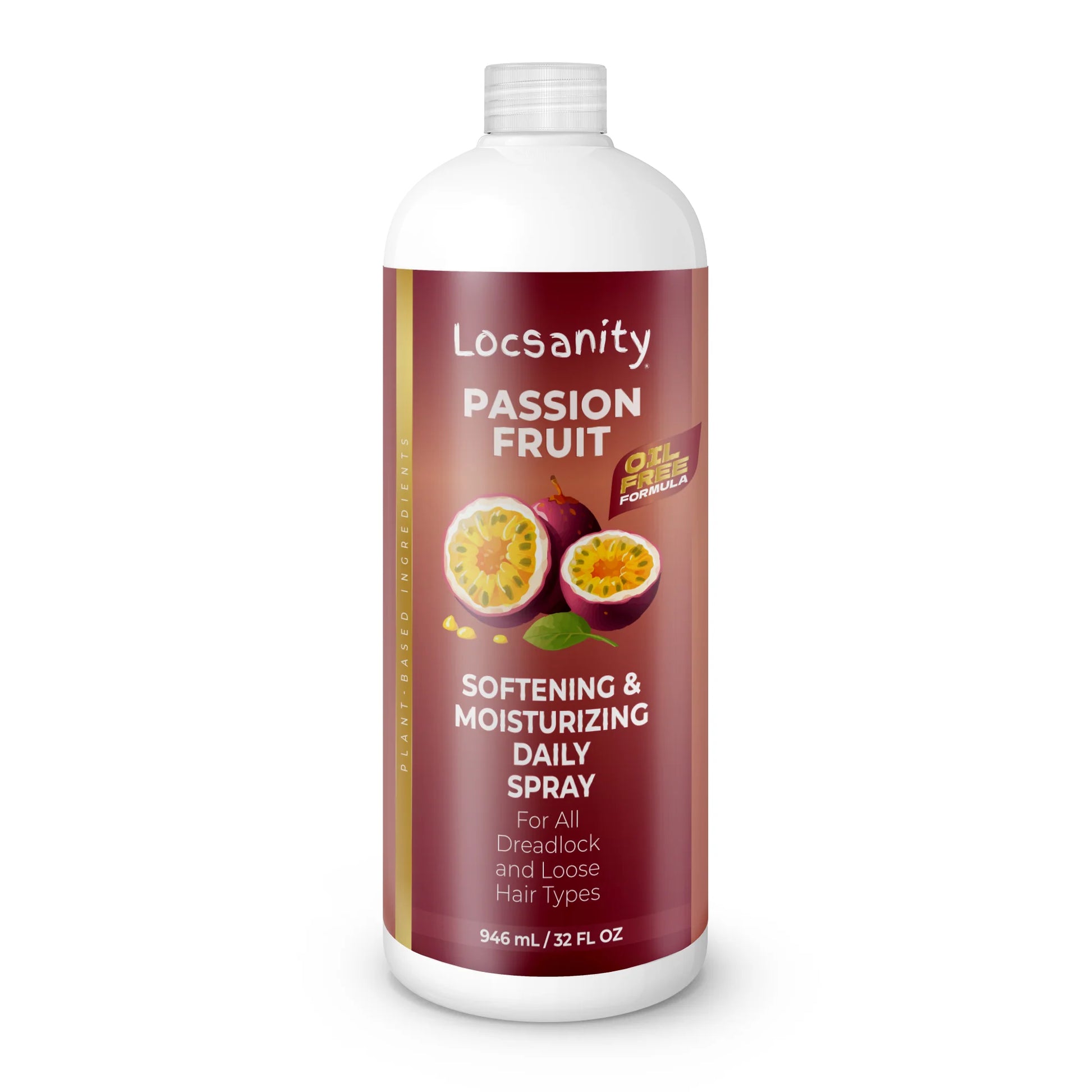 Passion Fruit Softening and Moisturizing Daily Spray for Locs, Dreadlocks, Sisterlock, Microlock, Locs, Oil-Free Hair Scalp Moisturizer