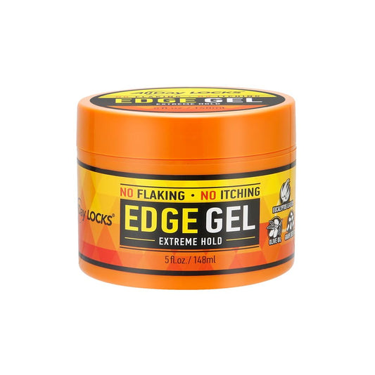 Edge Gel | Extreme Hold Edge Control Gel | No Flaking, Itching, or Split Ends | Long Lasting Style for Braids, Locks, Twists, Cornrows | 5 Oz