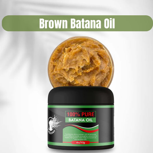 100% Raw Roasted Batana Oil – Rich, Brown, & Pure for Hair & Skin Restoration